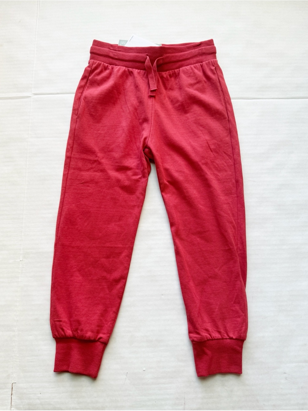 New Boys Lightweight Organic Cotton Sweatpants / Joggers 
in Cherry Red
NWT